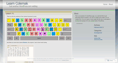 Desktop Screenshot of learncolemak.wordpress.com