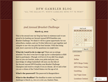 Tablet Screenshot of dfwgambler.wordpress.com