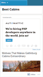 Mobile Screenshot of bestcabins.wordpress.com