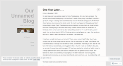 Desktop Screenshot of ourunnamedblog.wordpress.com