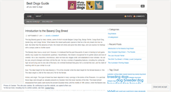 Desktop Screenshot of bestdogsguide.wordpress.com