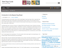 Tablet Screenshot of bestdogsguide.wordpress.com