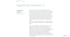 Desktop Screenshot of agenciesboston3.wordpress.com