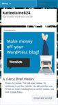 Mobile Screenshot of katieelaine824.wordpress.com