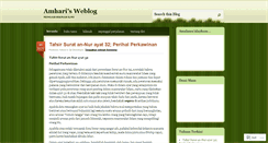 Desktop Screenshot of amhari.wordpress.com