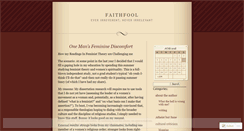 Desktop Screenshot of faithfool.wordpress.com