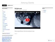 Tablet Screenshot of amonggiants.wordpress.com