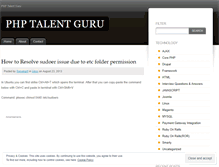 Tablet Screenshot of phptalentguru.wordpress.com