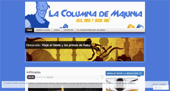 Desktop Screenshot of lacolumnademajunia.wordpress.com
