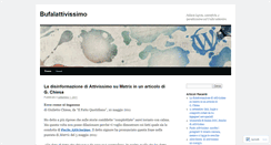 Desktop Screenshot of bufalattivissimo.wordpress.com
