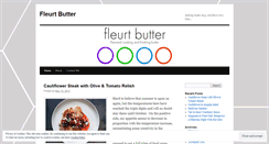 Desktop Screenshot of fleurtbutter.wordpress.com