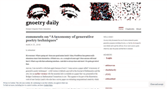 Desktop Screenshot of gnoetrydaily.wordpress.com