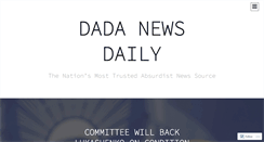 Desktop Screenshot of dadanewsdaily.wordpress.com