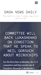Mobile Screenshot of dadanewsdaily.wordpress.com