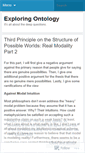 Mobile Screenshot of exploringontology.wordpress.com