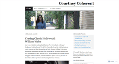 Desktop Screenshot of courtneycoherent.wordpress.com