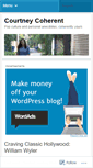 Mobile Screenshot of courtneycoherent.wordpress.com