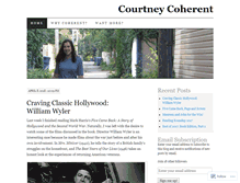 Tablet Screenshot of courtneycoherent.wordpress.com