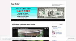 Desktop Screenshot of hcgtoday.wordpress.com