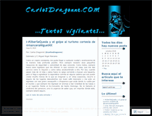 Tablet Screenshot of carlosdragonne.wordpress.com