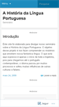 Mobile Screenshot of ahistoriadalinguaportuguesa.wordpress.com