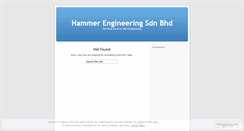 Desktop Screenshot of hammerengineering.wordpress.com