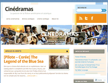 Tablet Screenshot of cinedramas.wordpress.com