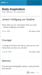 Mobile Screenshot of dailyinspirational.wordpress.com