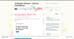 Desktop Screenshot of productosnaturacosmeticos.wordpress.com