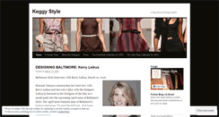 Desktop Screenshot of keggystyle.wordpress.com