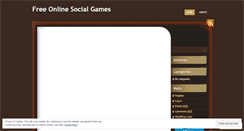 Desktop Screenshot of freeonlinesocialgames.wordpress.com