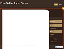 Tablet Screenshot of freeonlinesocialgames.wordpress.com
