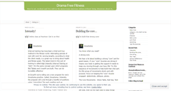 Desktop Screenshot of dramafreefitness.wordpress.com