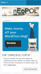 Mobile Screenshot of neopol.wordpress.com