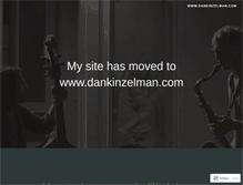 Tablet Screenshot of dankinzelman.wordpress.com