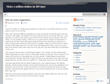 Tablet Screenshot of amillionn365.wordpress.com