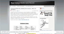 Desktop Screenshot of handbalamatori.wordpress.com