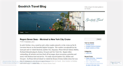 Desktop Screenshot of goodrichtravel.wordpress.com