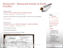 Tablet Screenshot of honeycuttsnc.wordpress.com