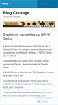 Mobile Screenshot of blogcourage.wordpress.com