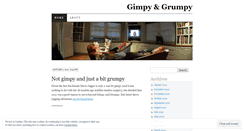 Desktop Screenshot of gimpyandgrumpy.wordpress.com