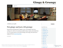 Tablet Screenshot of gimpyandgrumpy.wordpress.com