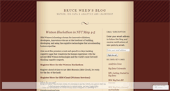 Desktop Screenshot of bruceweed.wordpress.com