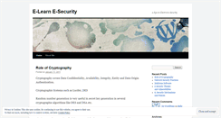 Desktop Screenshot of elearnesecurity.wordpress.com