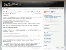 Tablet Screenshot of hugalves.wordpress.com