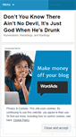 Mobile Screenshot of godwhenhesdrunk.wordpress.com