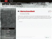 Tablet Screenshot of gothicindustrial.wordpress.com