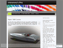 Tablet Screenshot of julianamaryt.wordpress.com