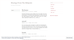Desktop Screenshot of musingsfromthemidpoint.wordpress.com