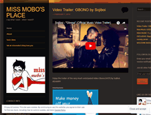 Tablet Screenshot of missmobo.wordpress.com